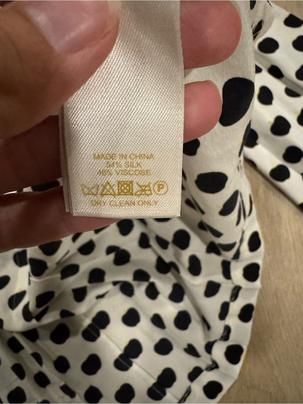 Kate Spade New York Apple Print Keyhole Blouse - Picture 3 of 4